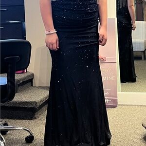 Elegant Black Evening Gown